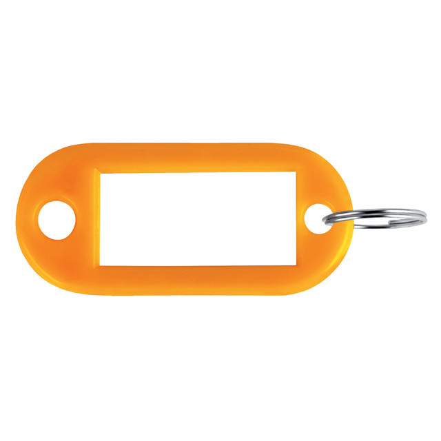 [8008957] Sleutellabel Pavo kunststof oranje 100 stuks