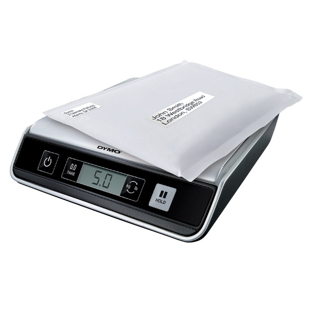 [S0929010] Pakketweger Dymo M10 digitaal tot 10kg zilver/zw