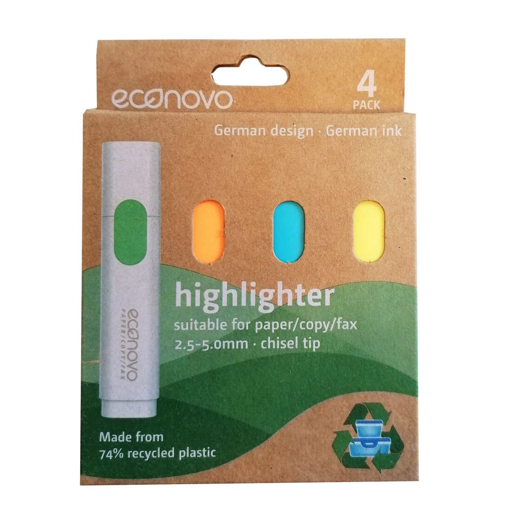 [JP9904R 4N] Markeerstift Econovo assorti
