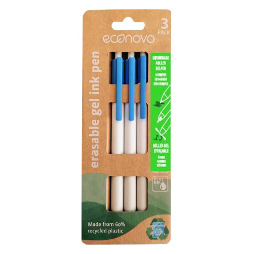 [JP512H 3R] Gelschrijver Econovo uitwisbaar F blauw