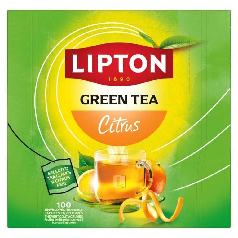 [69706218] Thee Lipton Balance green tea citrus 100x1.5gr