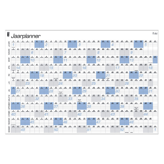 [336047] Jaarplankalender 2027 Quantore A1 84x57cm