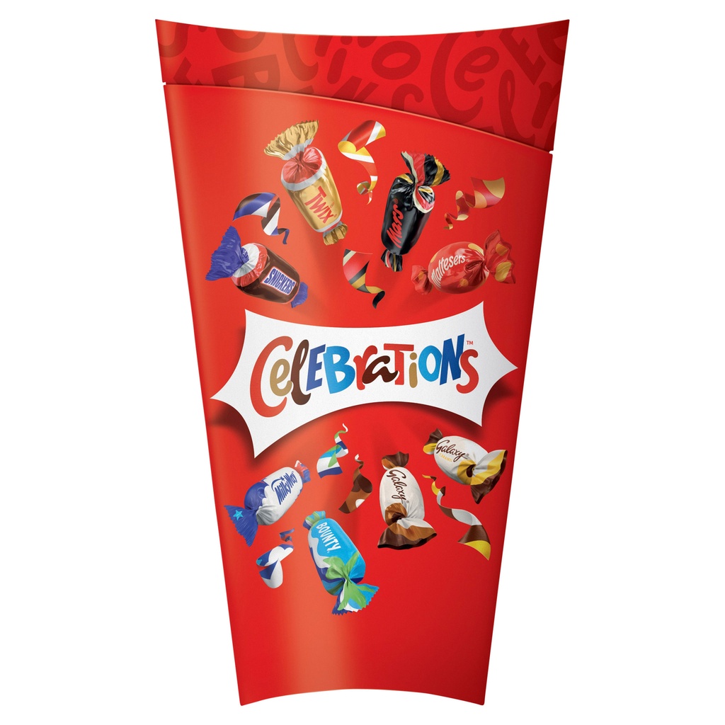[33377] Chocolade Celebrations flip box 272gr