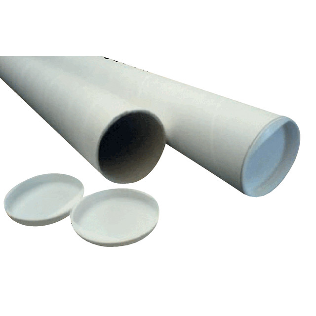 [530424] Verzendkoker CleverPack A0 met doppen 5st wit