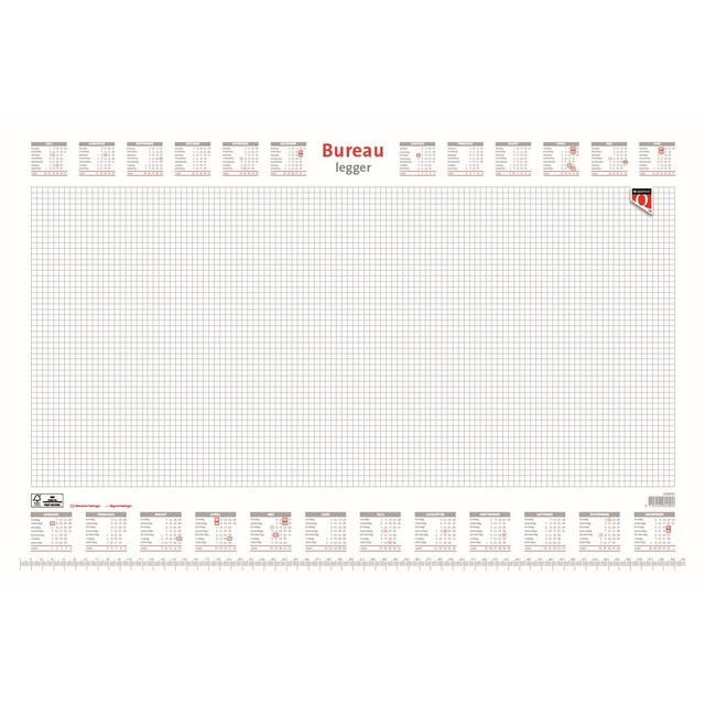[336062] Bureau-onderlegblok 2027 Quantore 60x40cm