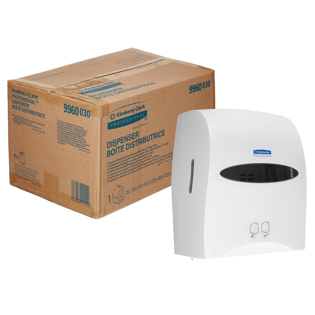 Handdoekroldispenser Kimberly Clark elektrisch wit