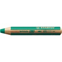 Kleurpotlood STABILO 880 woody 3 in 1 groen