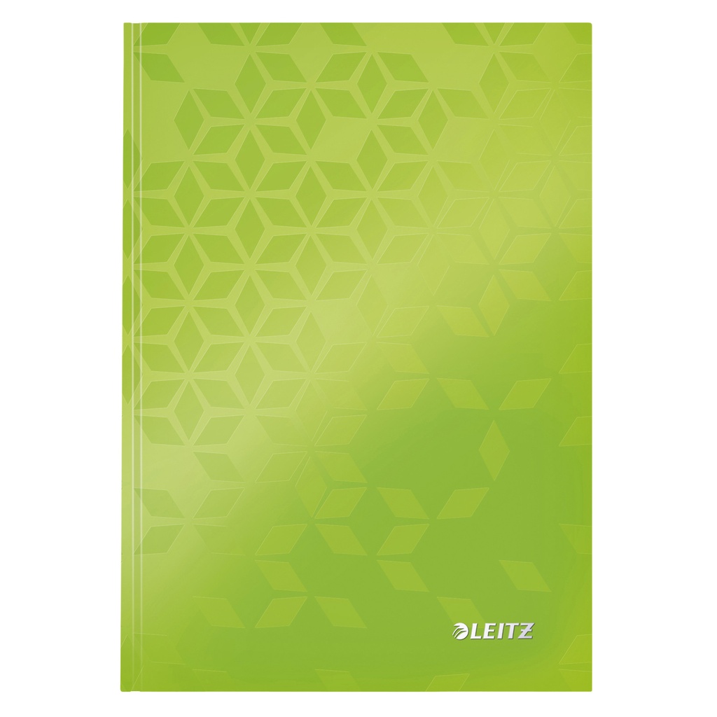 [46271054] Notitieboek Leitz WOW A5 160blz 90gr lijn groen