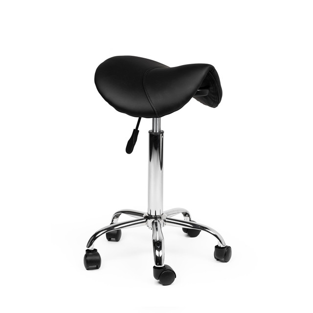 [8719198.18x2x] Zadelkruk Office medium harde wielen zw