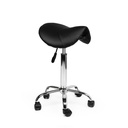 Zadelkruk Office medium harde wielen zw
