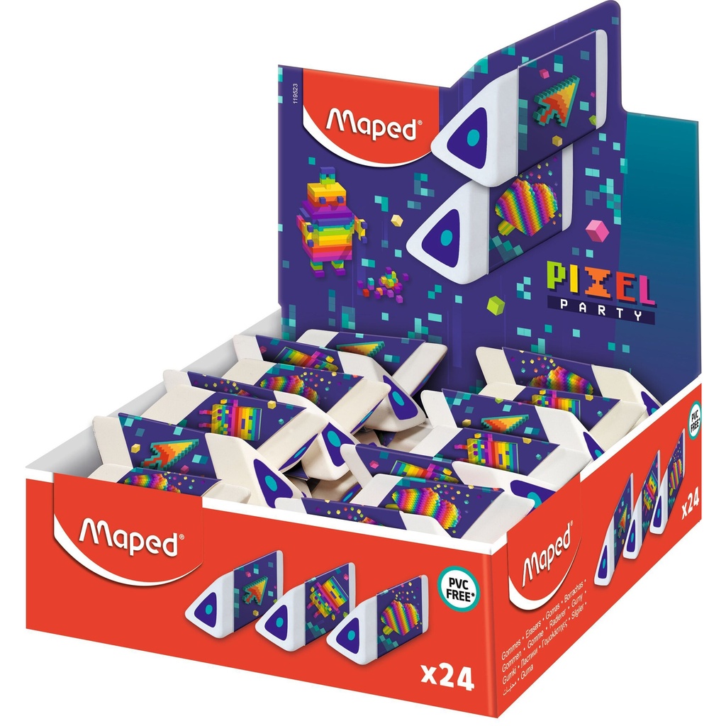 Gum Maped Pixel Party Pyramid display a 24 stuks