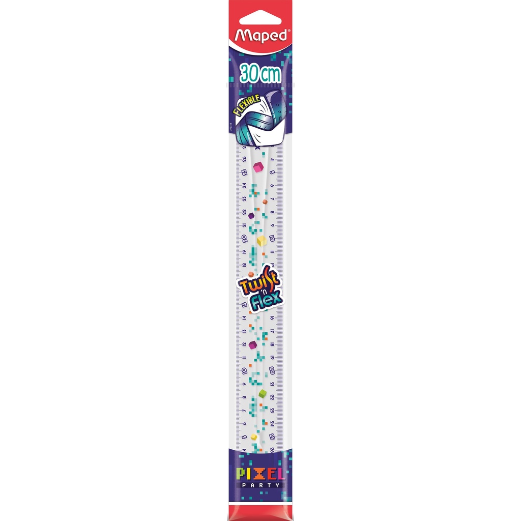 Liniaal Maped Pixel Party Twist n Flex 30cm