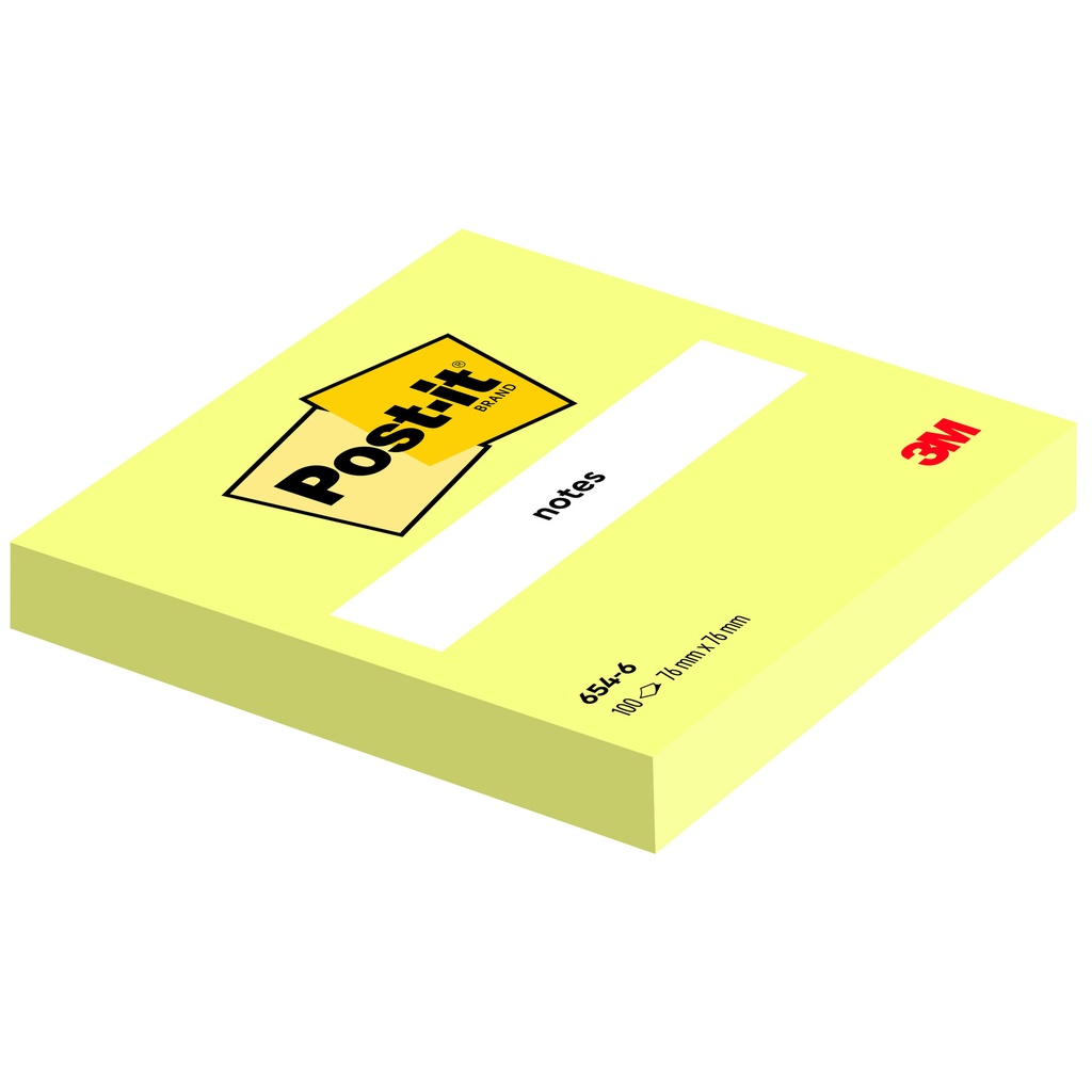 [6820-CY-W10] Memoblok 3M Post-it 6820 76x76mm geel