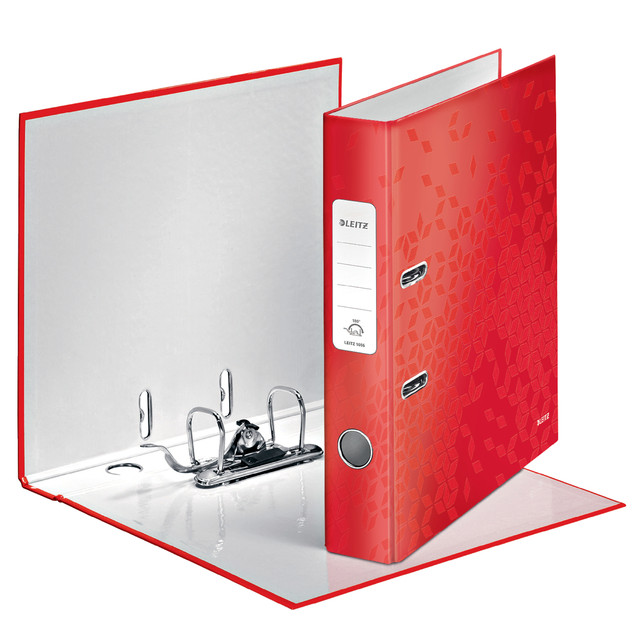[10060026] Ordner Leitz WOW 180 gelamineerd 50mm A4 rood