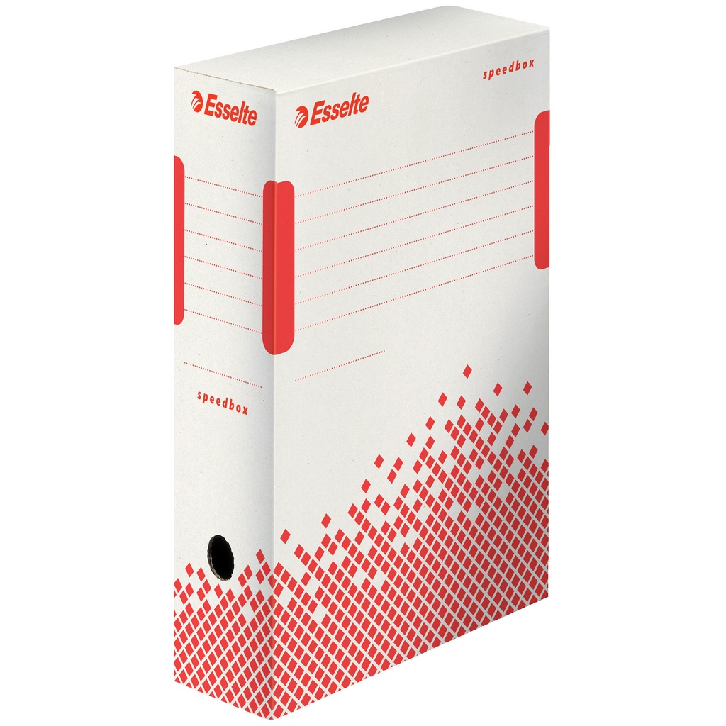 Archiefdoos Esselte Speedbox 100x250x350mm wt