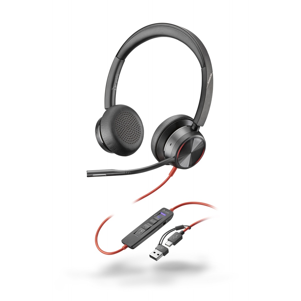 [8X225AA] Headset HP POLY Blackwire 8225 Stereo USB-C