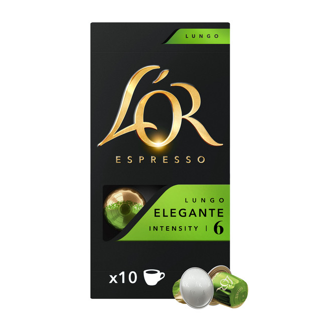 [4028596] Koffiecups L'Or espresso Lungo Elegante 10 stuks