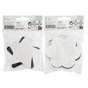 Canvas Nassau fine art ster en bloem 13cm magn