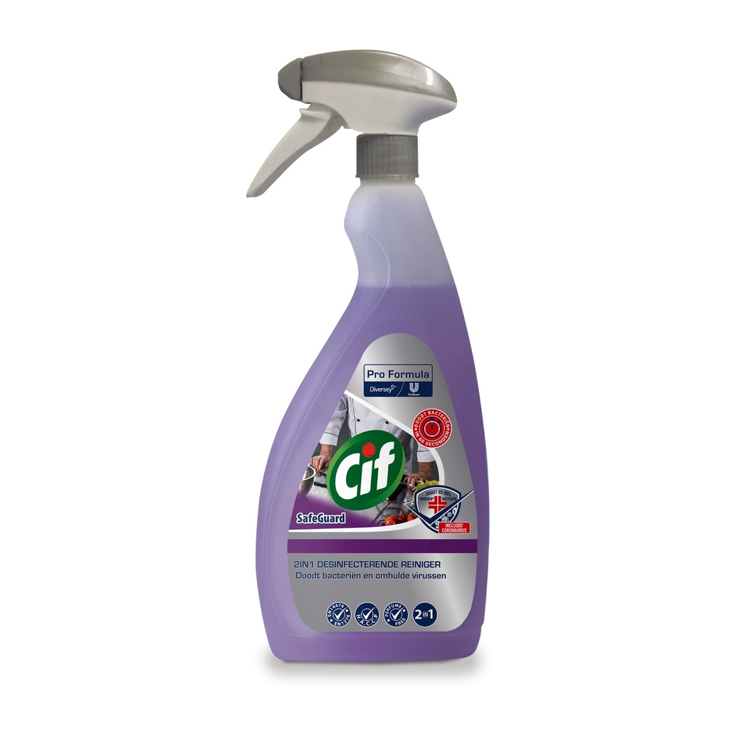 [101109433] Desinfectiereiniger Cif Prof Safeguard 750ml