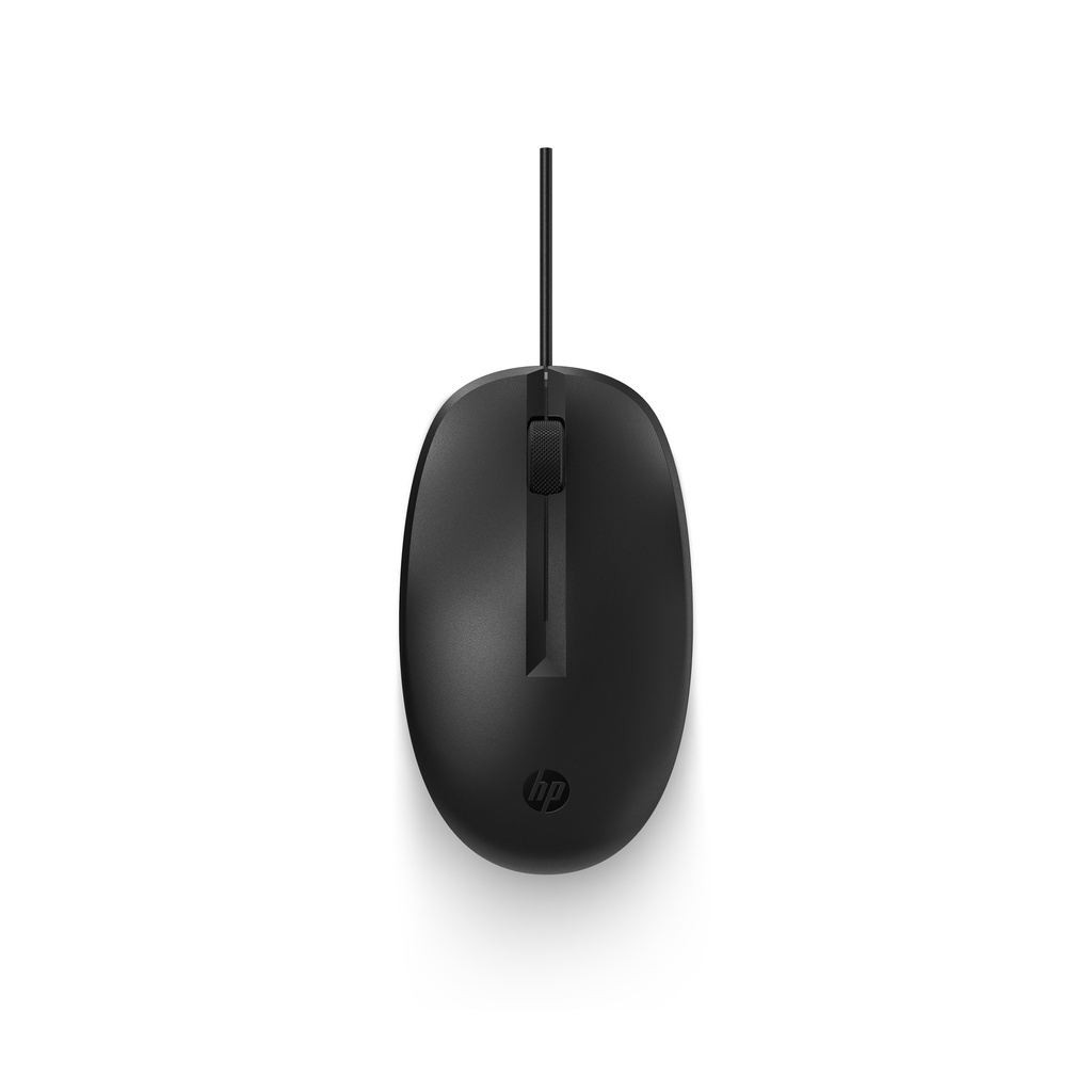 [265A9UT] Muis HP 125 bedraad zwart