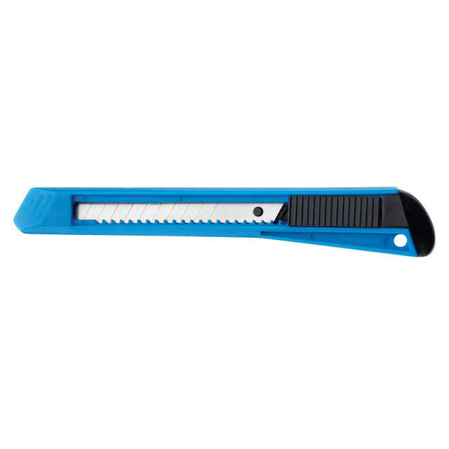 [AC-E84000] Snijmes Westcott Office 9mm schuif blauw