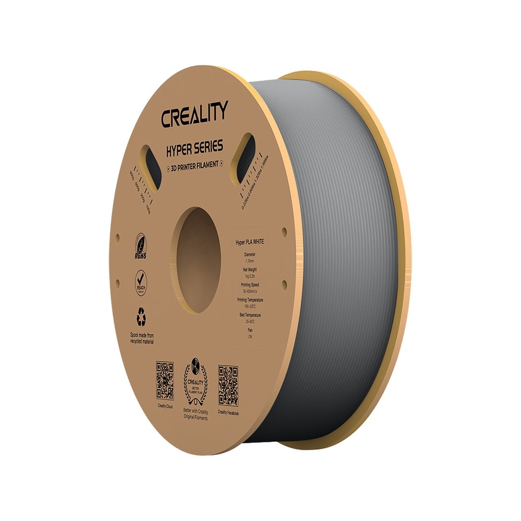 3D Filament Creality Hyper PLA 1.75mm grijs 1kg