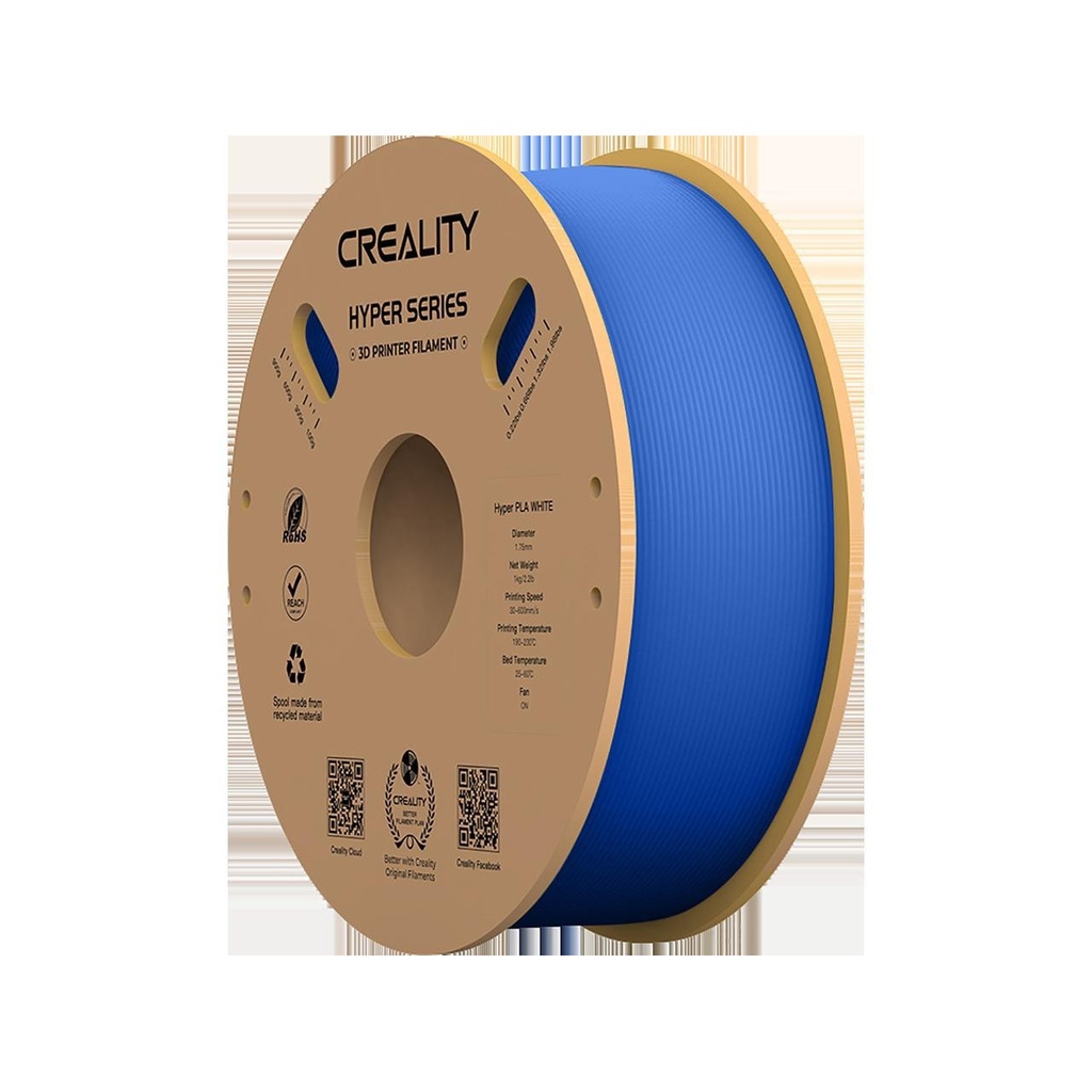 3D Filament Creality Hyper PLA 1.75mm blauw 1kg