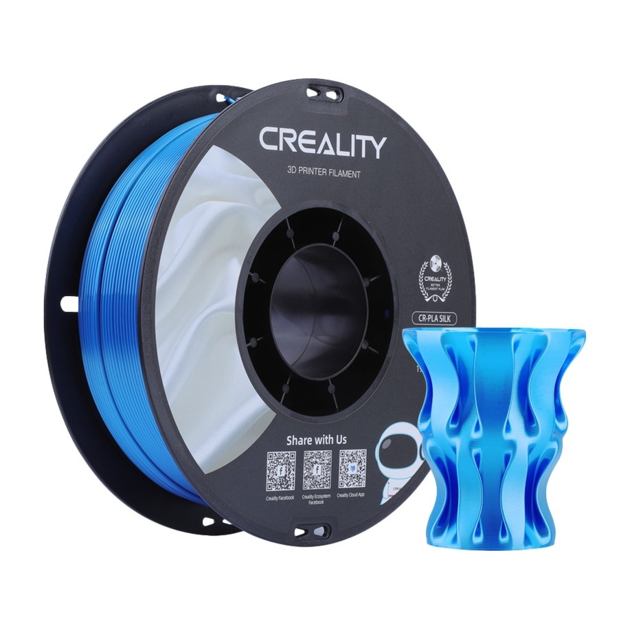 3D Filament Creality PLA 1.75mm Silk blauw 1kg