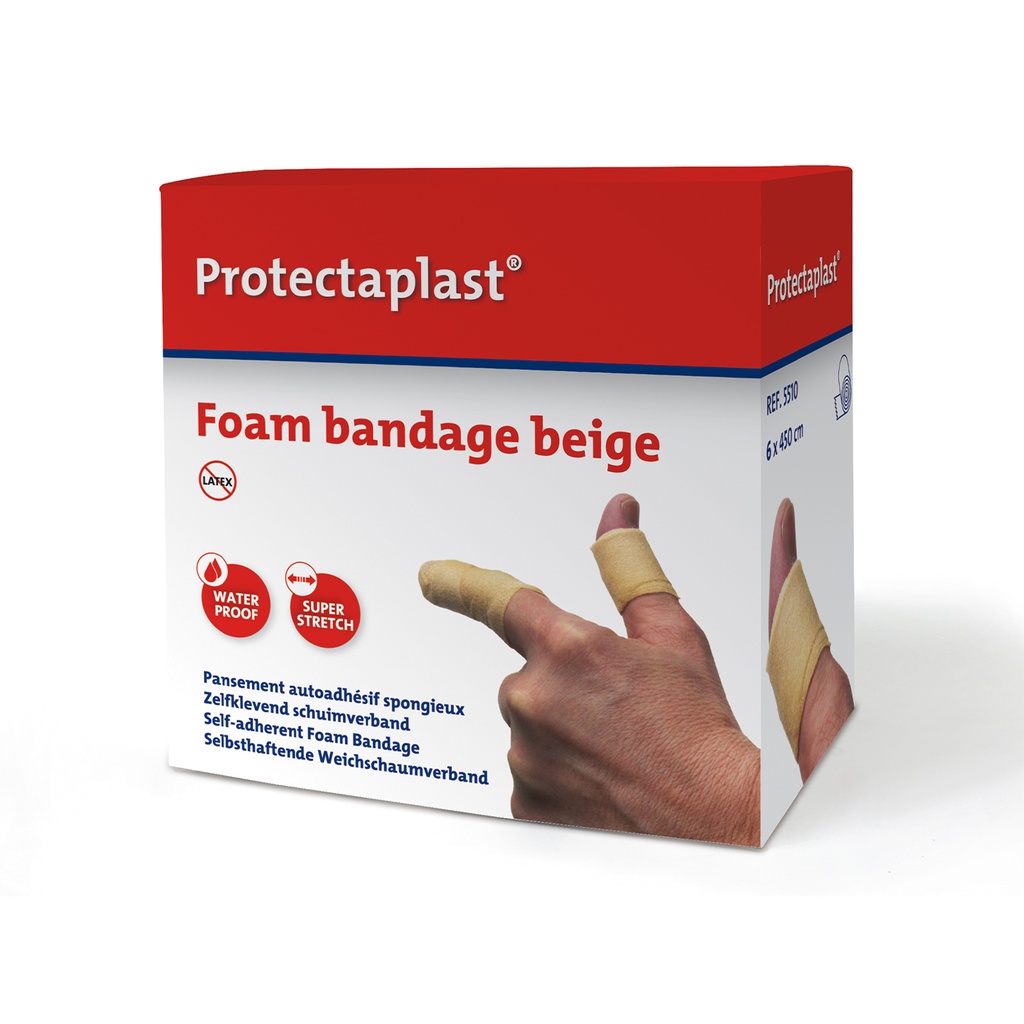 Foamverband Protectaplast beige 6cmx4.5m