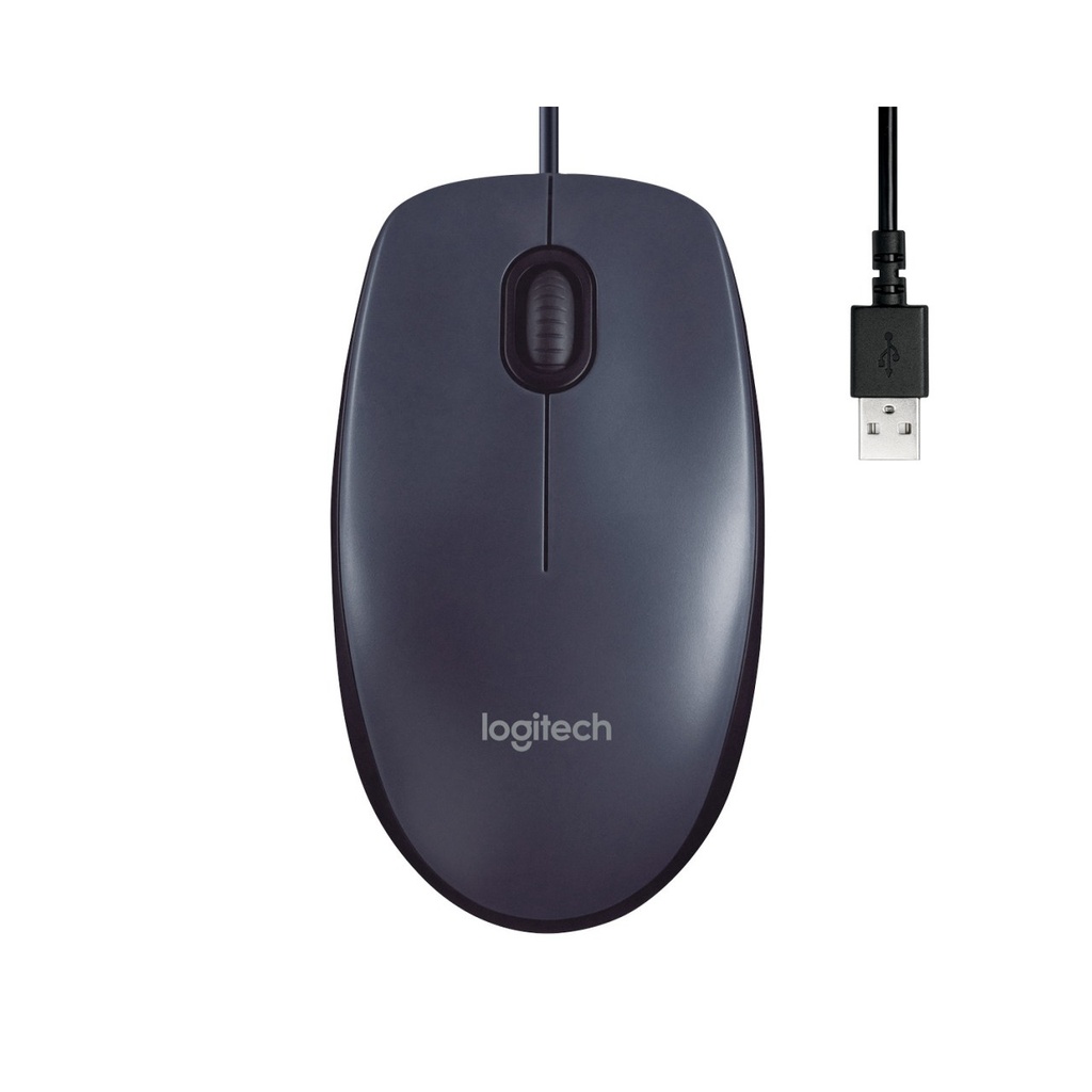 [910-003357] Muis Logitech USB B100 zwart