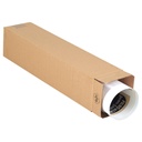 Vierkante koker formaat 610x120x120mm bruin