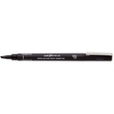 Fineliner Uni-ball Pin beitelpunt 3mm zwart