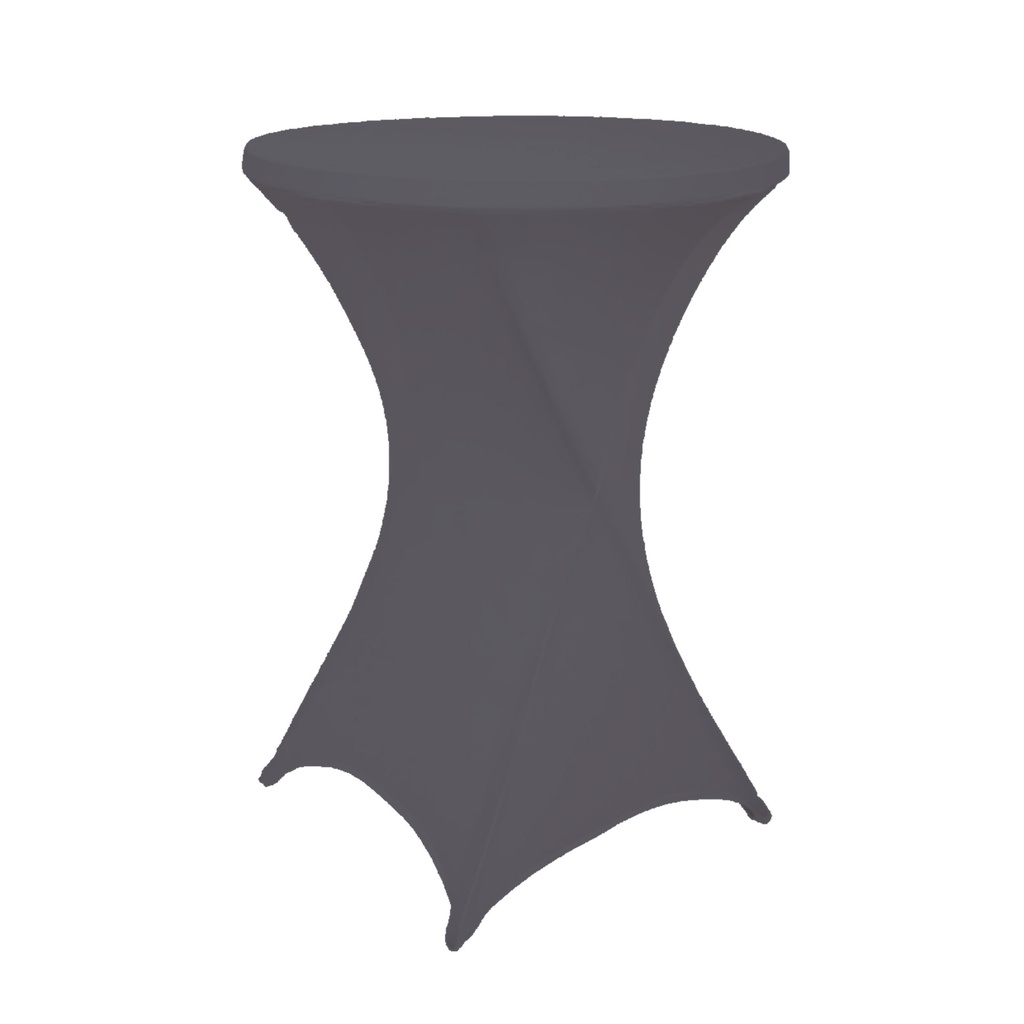 [8712610] Tafelrok BRASQ voor statafel 80cm antraciet