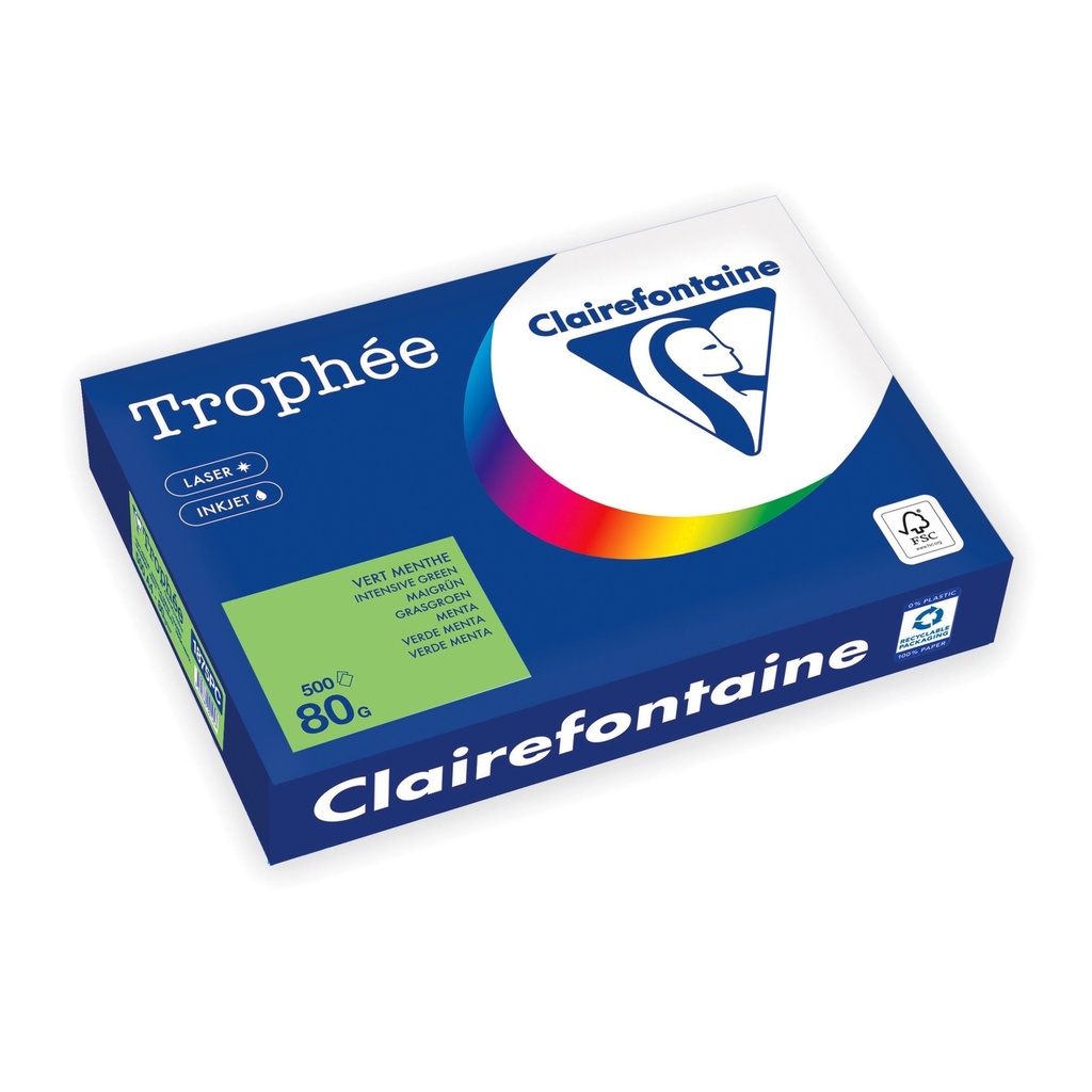 [1875PC] Kopieerpapier Trophee A4 80gr grasgroen