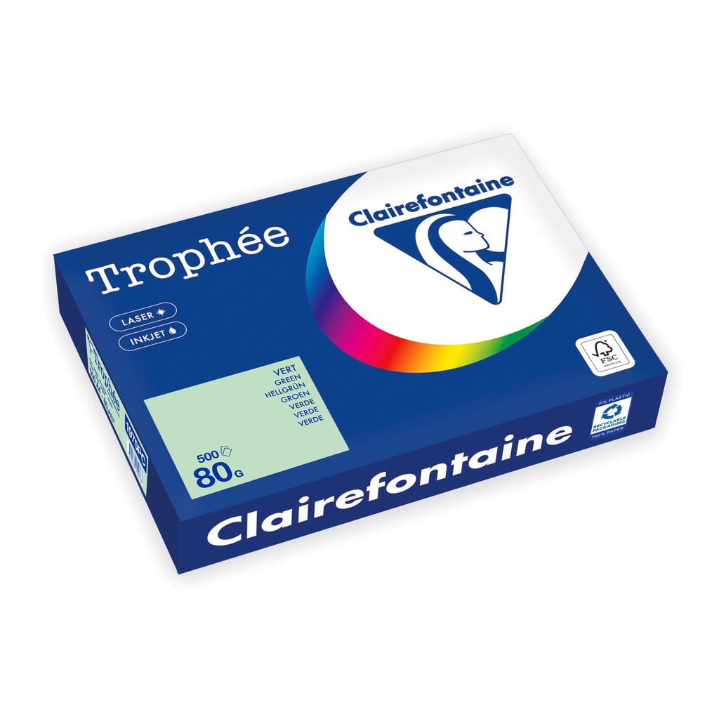 [1975PC] Kopieerpapier Trophee A4 80gr groen