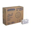 Handdoek Scott 1-laags 200x315mm 25x175st wit 6633
