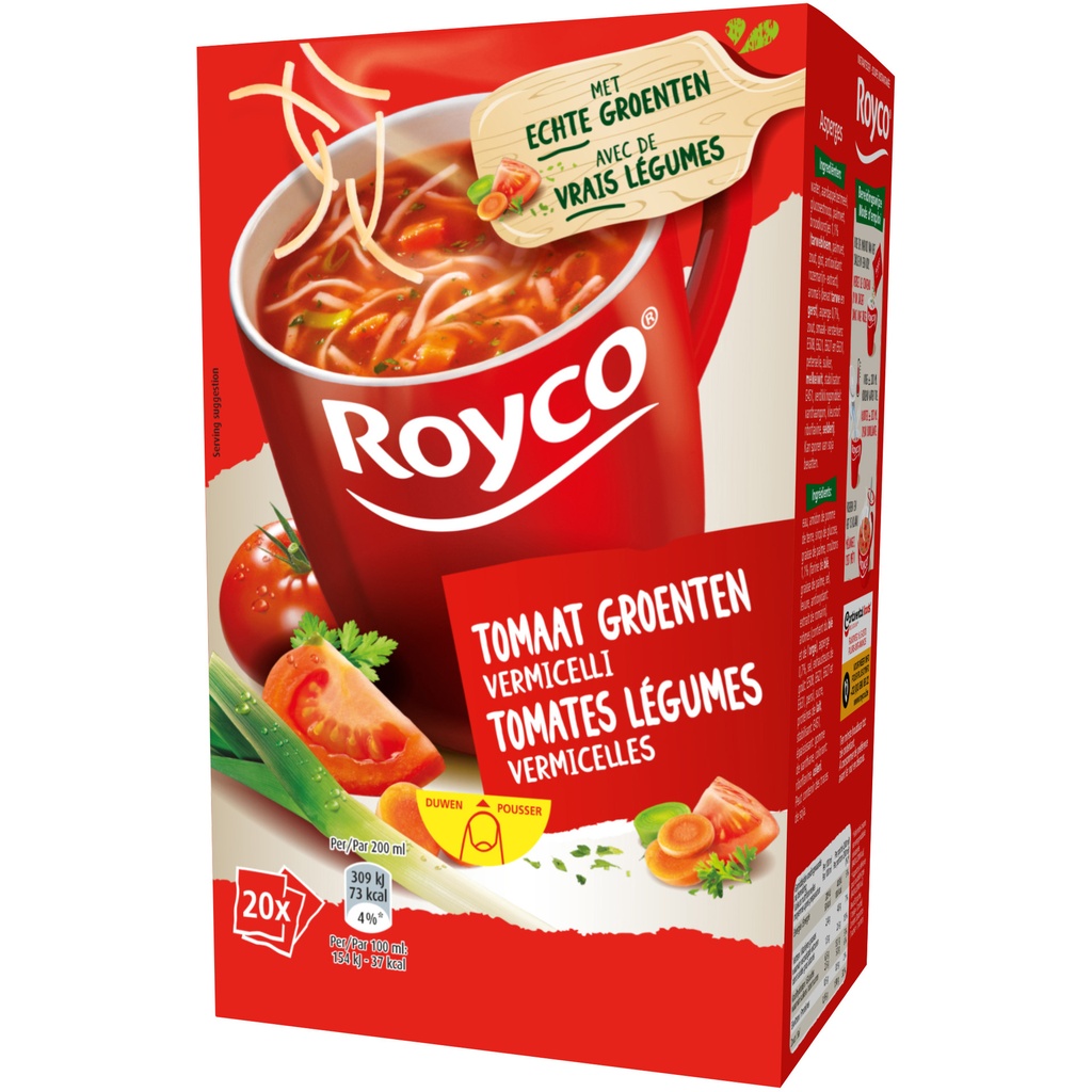 [046672] Soep Royco tomaat groenten 20 zakjes