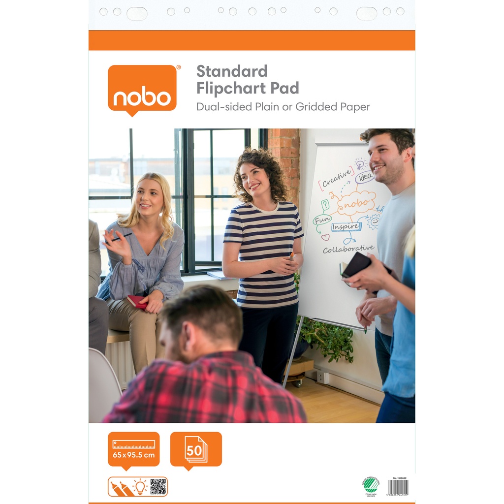 [1915717] Flipoverpapier Nobo Standaard 65x95cm rol