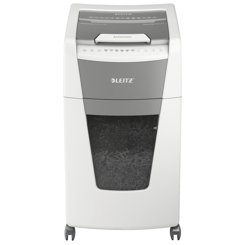 [80160000] Papiervernietiger Leitz IQ Auto+ Office 300 2x15mm