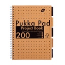 Projectboek Pukka Kraft A4 lijn 200 pagina's 80gr