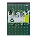Schrijfblok Pukka A4 lijn 4-gaats 100 vel 80gr