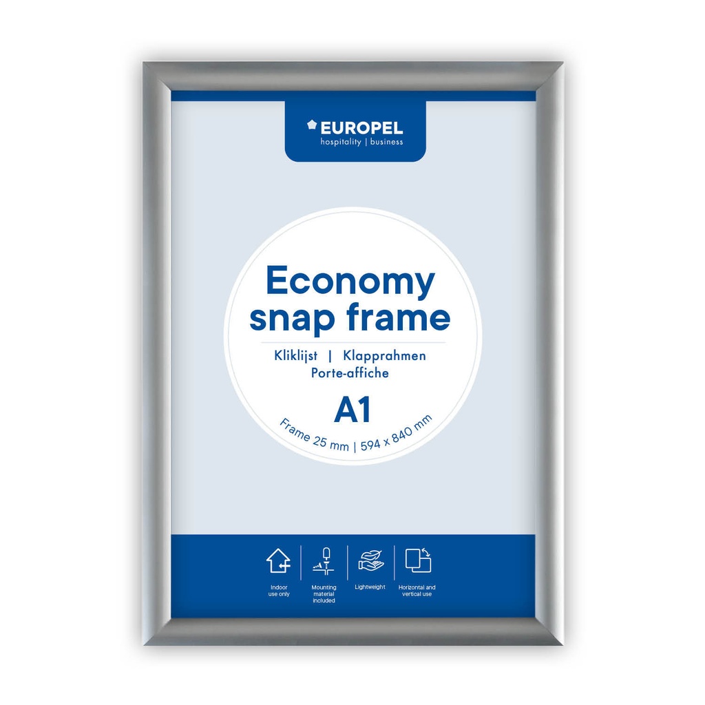[355091] Kliklijst Europel Economy A1 zilver