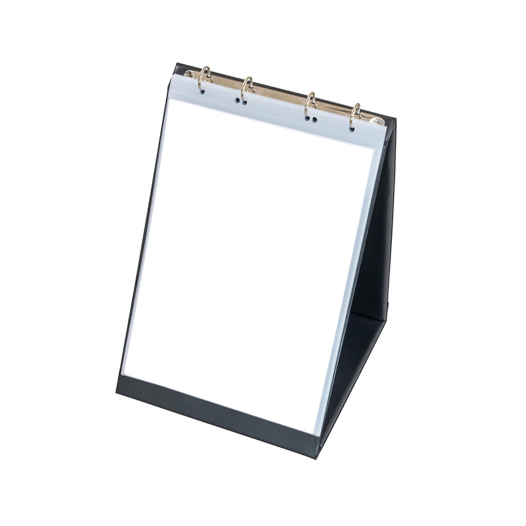 [RI93170] Tafelflipover Rillstab A4 staand zwart 10 tassen