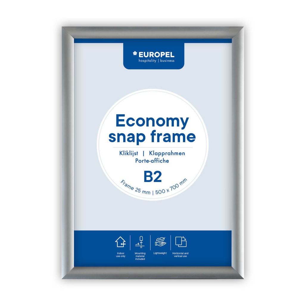 [355099] Kliklijst Europel Economy B2 zilver