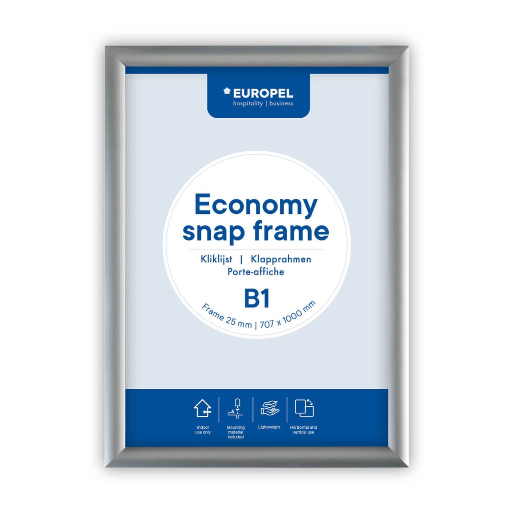 [355098] Kliklijst Europel Economy B1 zilver