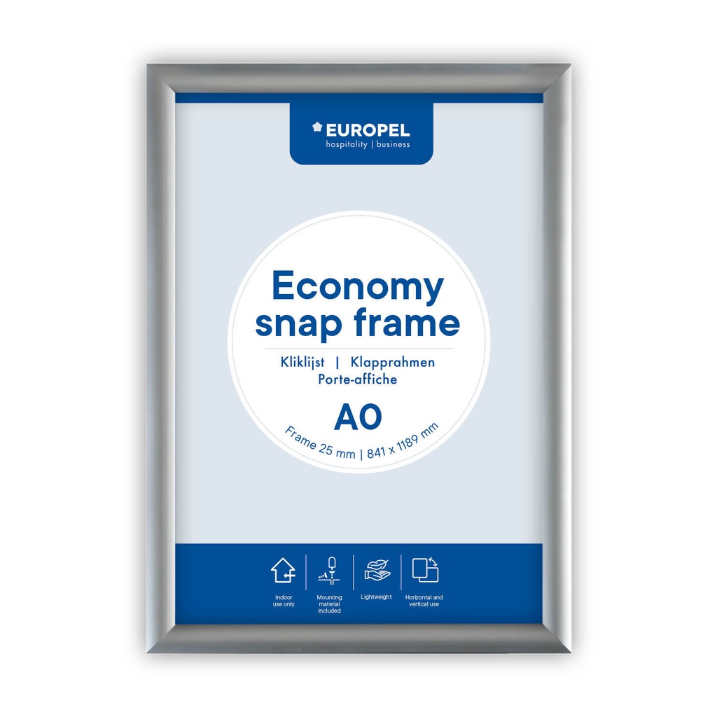 [355090] Kliklijst Europel Economy A0 zilver