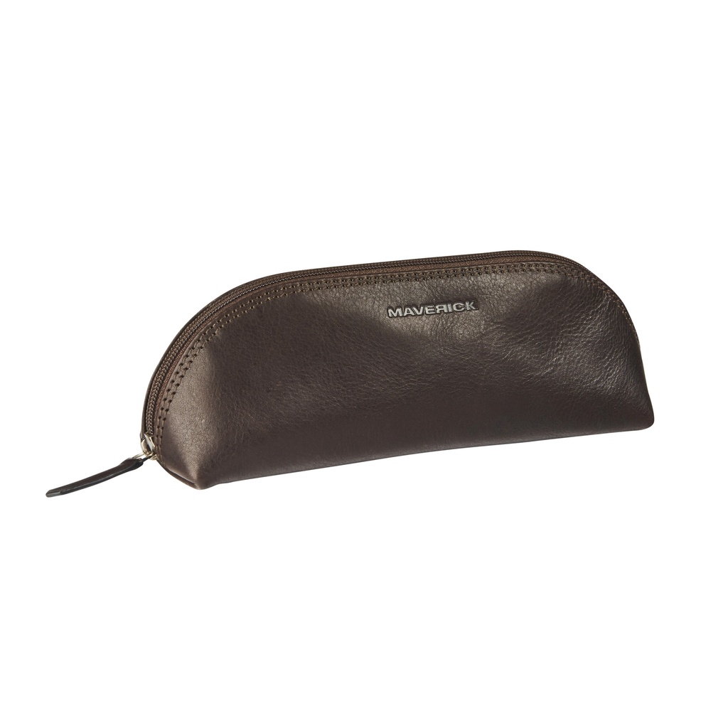 [MAV-MB-703-03] Etui Maverick Brown ovaal