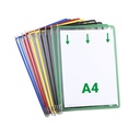 Zichtpaneel Tarifold A4 verticaal assorti 10st