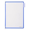 Zichtpaneel Tarifold A4 verticaal blauw 10st