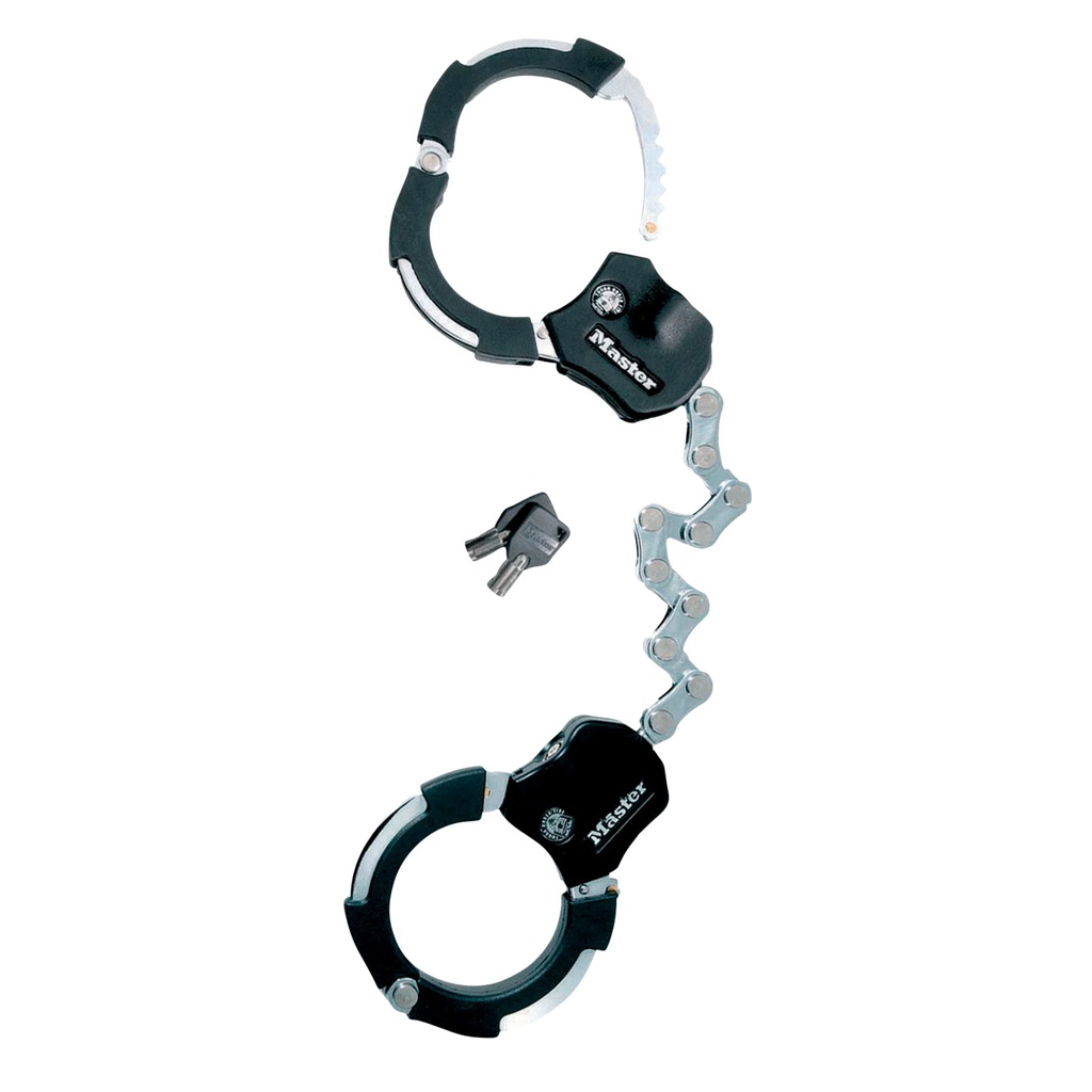 [3520190214041] Handboeisloten Masterlock Street Cuff 55 cm zwart